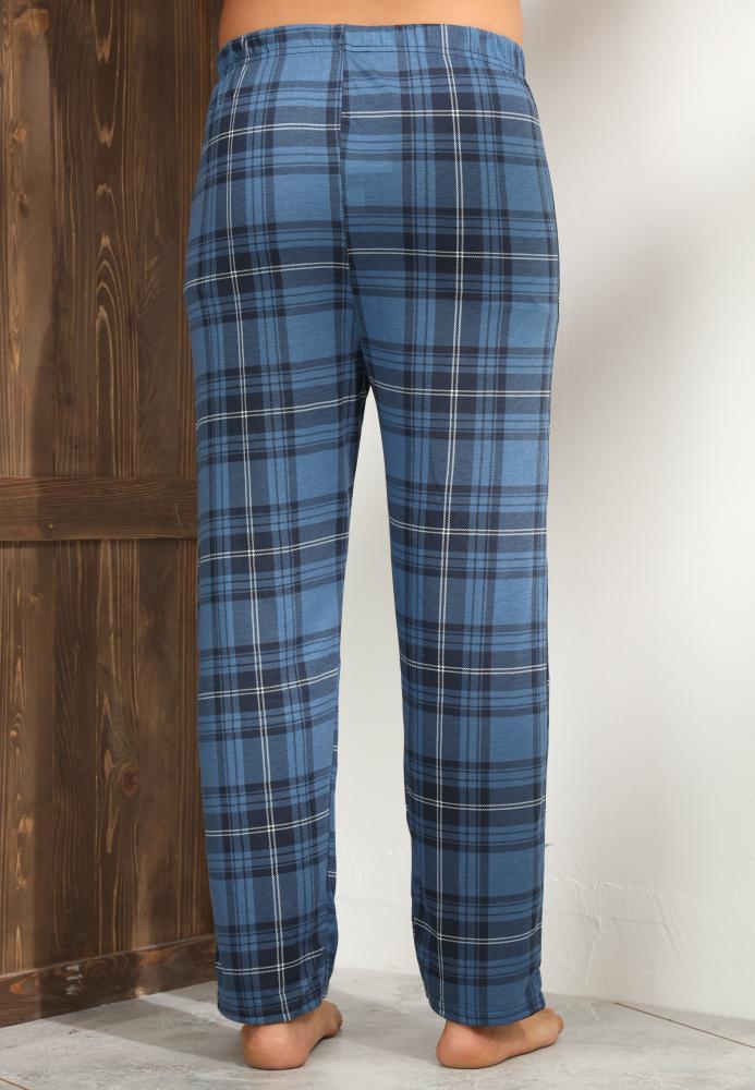 Pantaloni de Pijama ,Big Size ,Barbati,Culoare Albastru,Engros